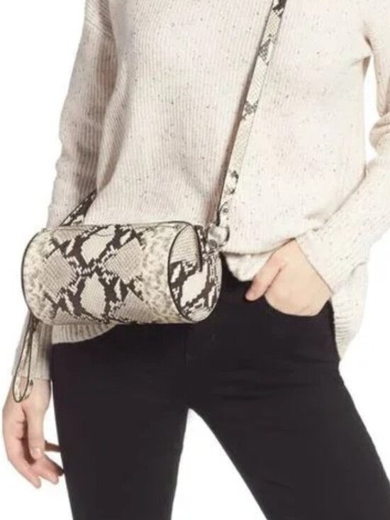 Rebecca Minkoff Handbags - Rebecca Minkoff Barrel Xbody Leather Crossbody Bag NWT